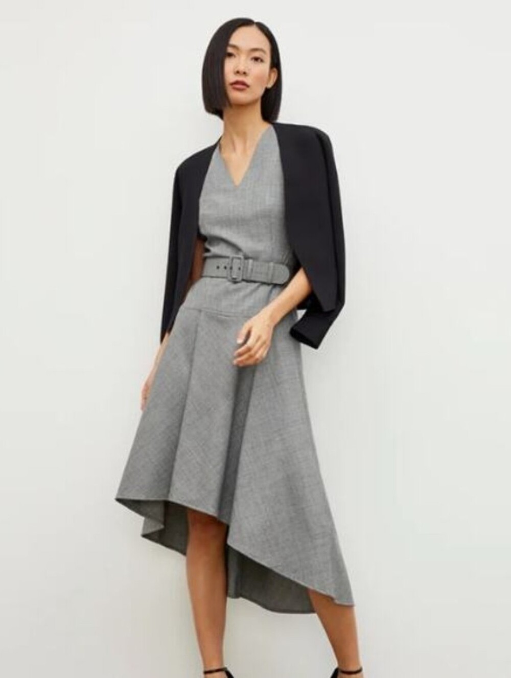 MM Lafleur Black Sant Ambroeus Jardigan Open Cardigan. EC.